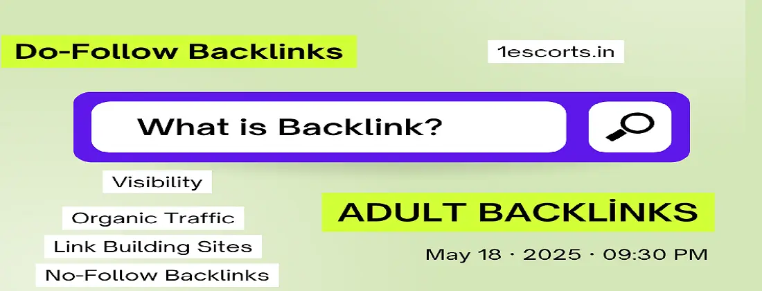 Escorts Website Backlinks